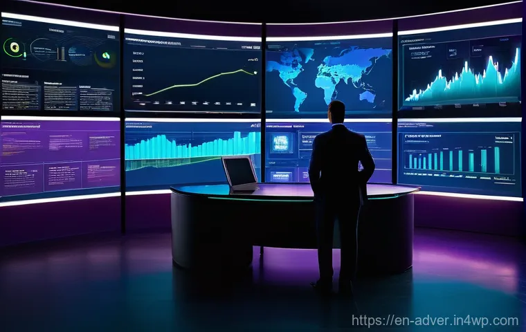 데이터 분석을 통한 고객 세분화 방법 - **AI-Driven Hyper-Personalization Hub**
    A vibrant, futuristic open-plan office setting. In the c...