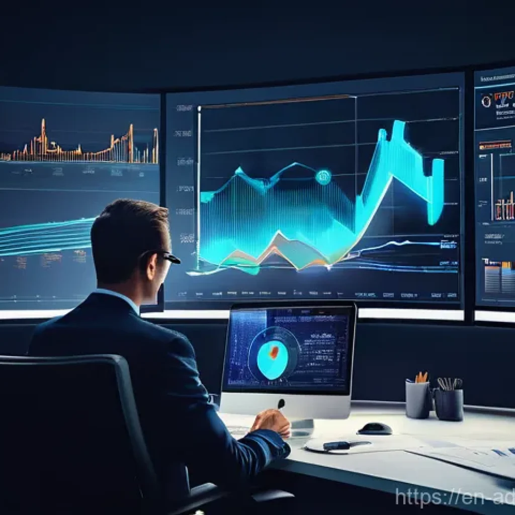 마케팅 예산 분석 및 데이터 기반 결정 - **Prompt 1: Shifting to Data-Driven Marketing**
A dynamic, visually contrasting scene depicting ...