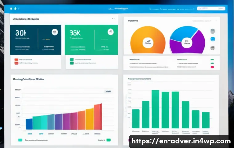 고객 데이터 시각화 방법 - A vibrant, detailed dashboard interface displaying colorful customer segmentation scatter plots with...